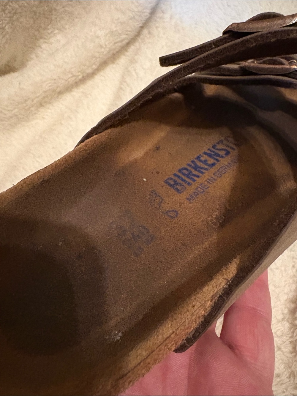 Women’s Birkenstock Florida Mauve Brown 3 Strap Sandals EU 37 US 7 EUC - Picture 8 of 8